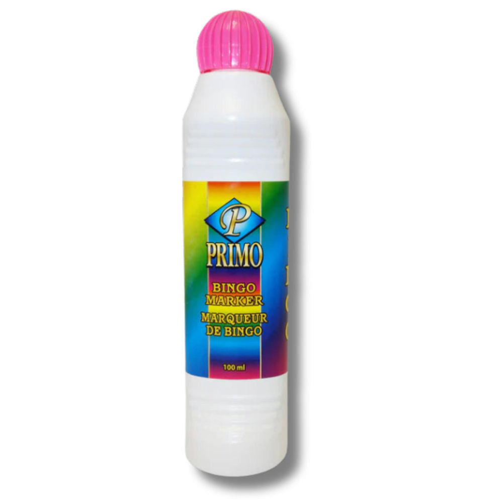 Primo Bingo Marker Pink 100 mL ($12.60 for Case of 12)