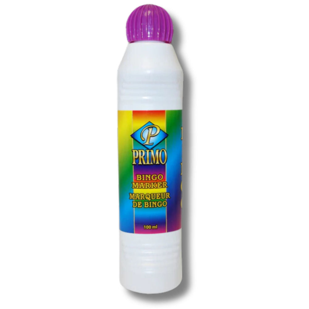 Primo Bingo Marker Purple 100 mL ($12.60 for Case of 12)