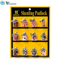 Padlock 25 mm 12pcs Assorted