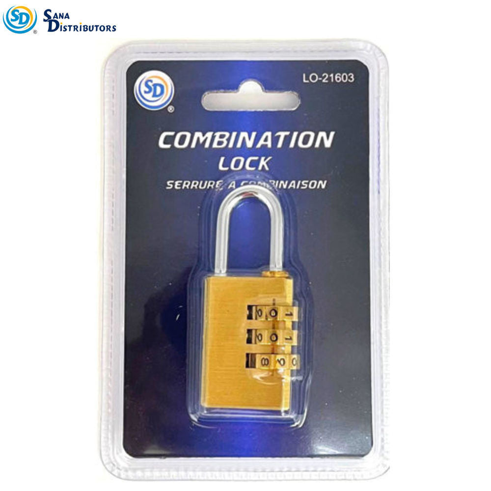 Combination Lock (Brass)