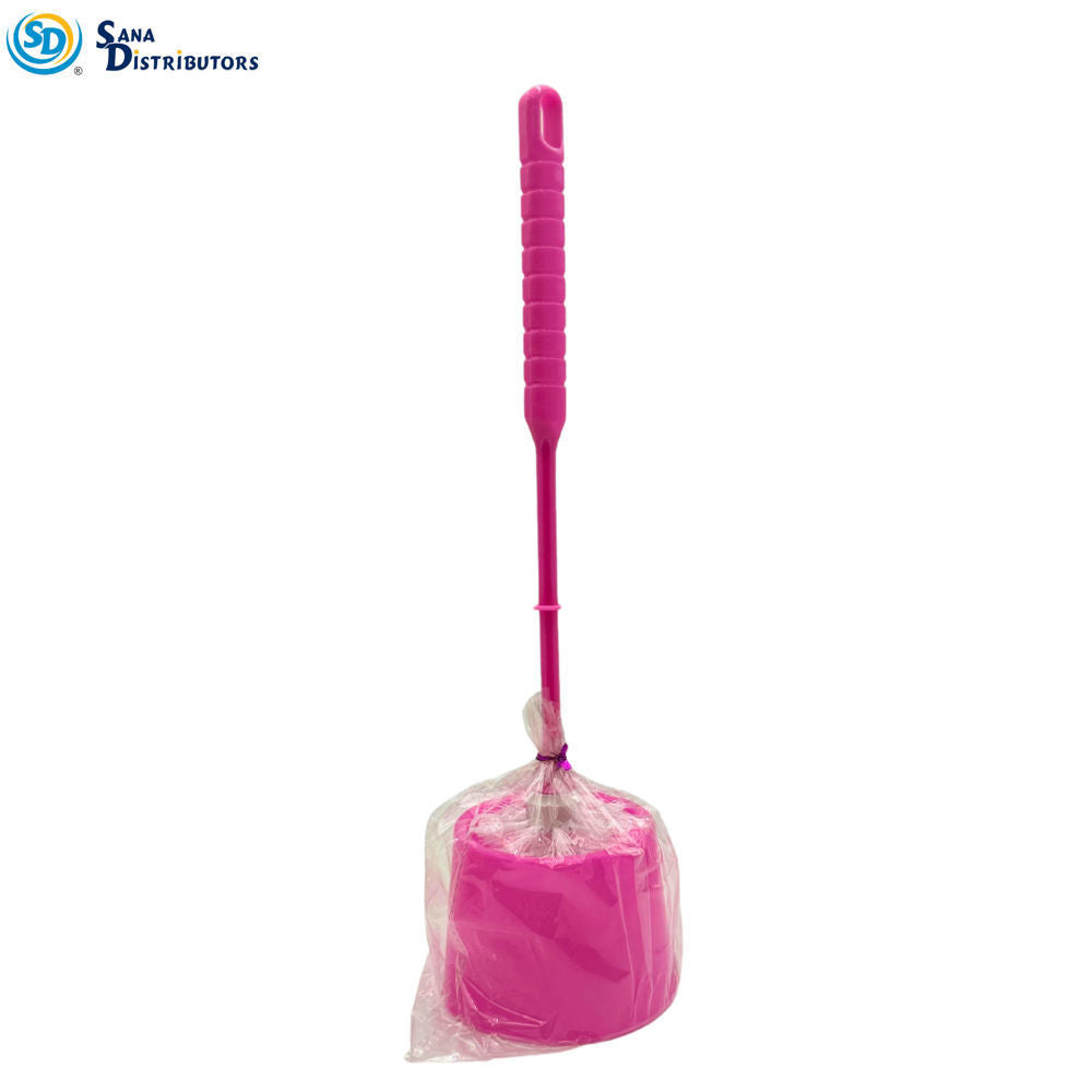 Toilet Brush with Holder 14" x 4"