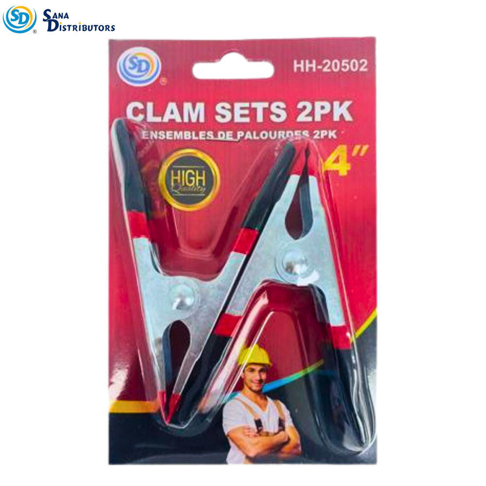 Sd Clam Sets 2pcs 4"