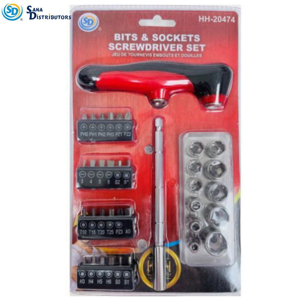 Sd Bits & Sockets Screwdriver Set