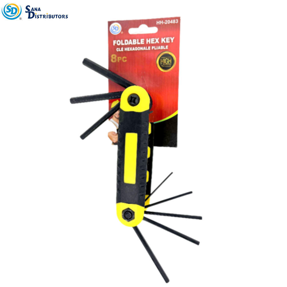 Sd Foldable Hex Key 8pcs