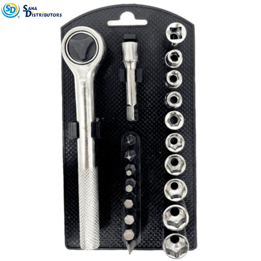 Sd Ratchet Wrench & Socket Set 20pcs