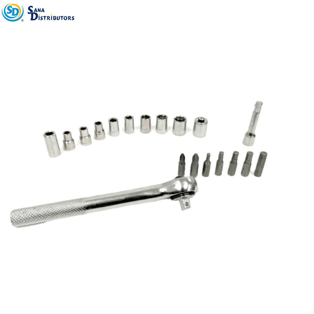 Sd Ratchet Wrench & Socket Set 20pcs