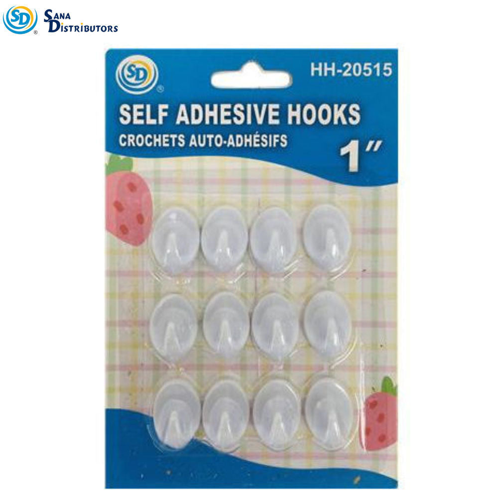 Sd Self Adhesive Hooks 1"