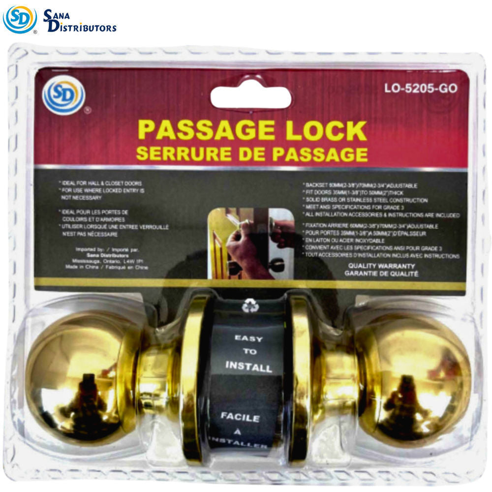 Sd Passage Lock - Gold