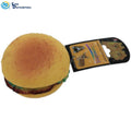 Rubber Squeeze Pet Toys 3" - Hamburger