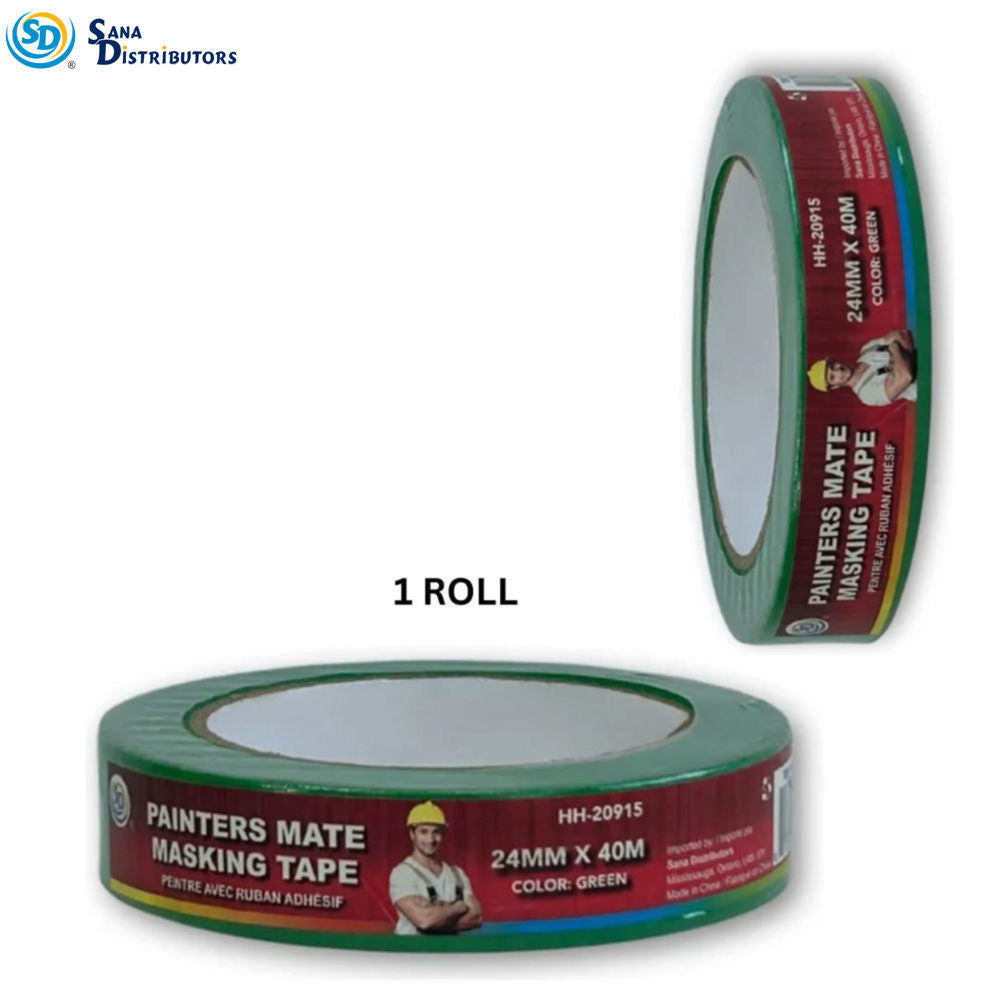 Sd Painters Masking Tape 24 mm x 40m - Green