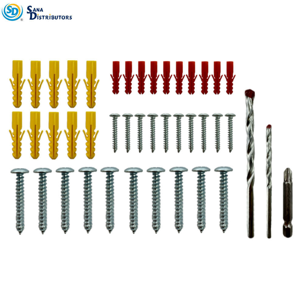 Sd Masonry Drill & Wall Plugs 43pcs