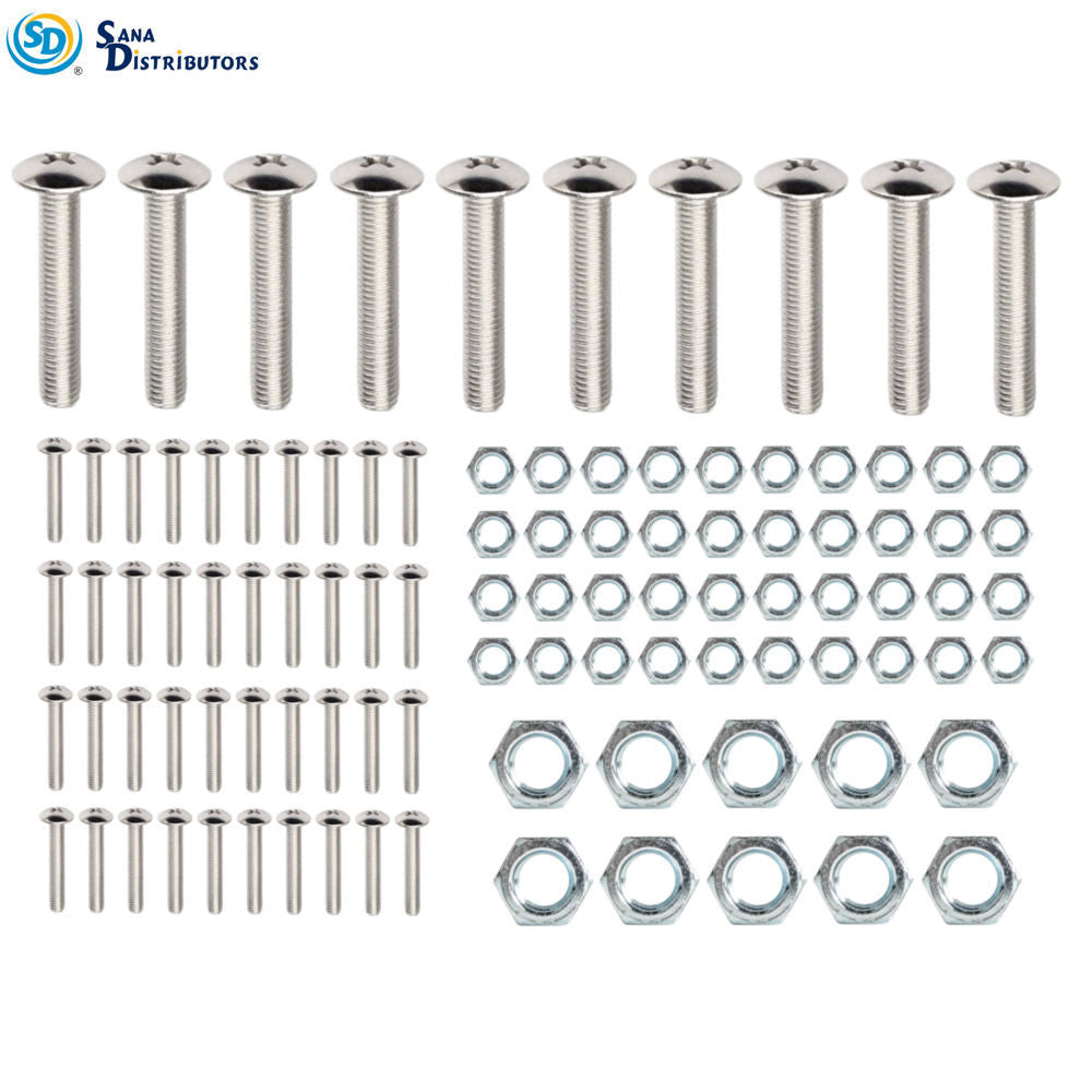 Sd Nuts & Bolts 100pcs