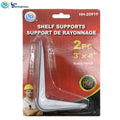 Sd Shelf Supports 3" x 4"- 2pcs - White