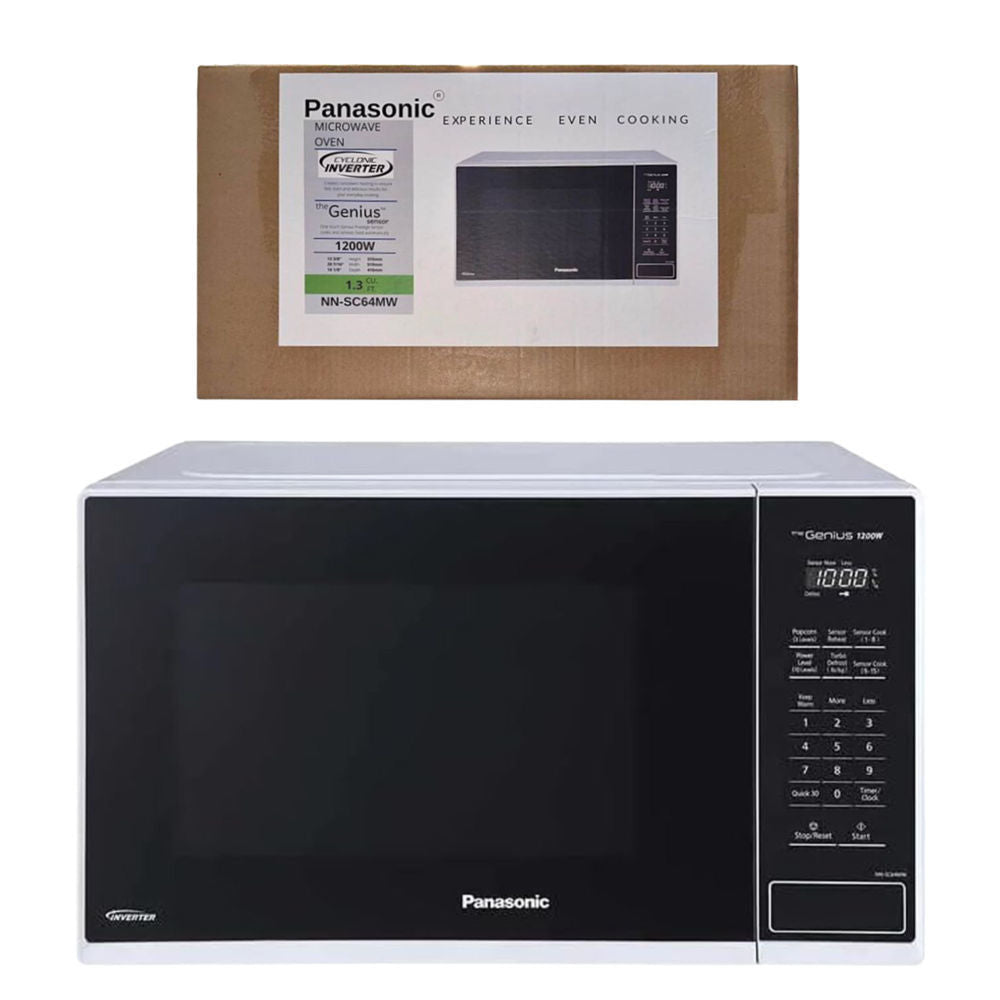 Panasonic Microwave Oven - White - 1200w #nn-sc64mw (Ref.)