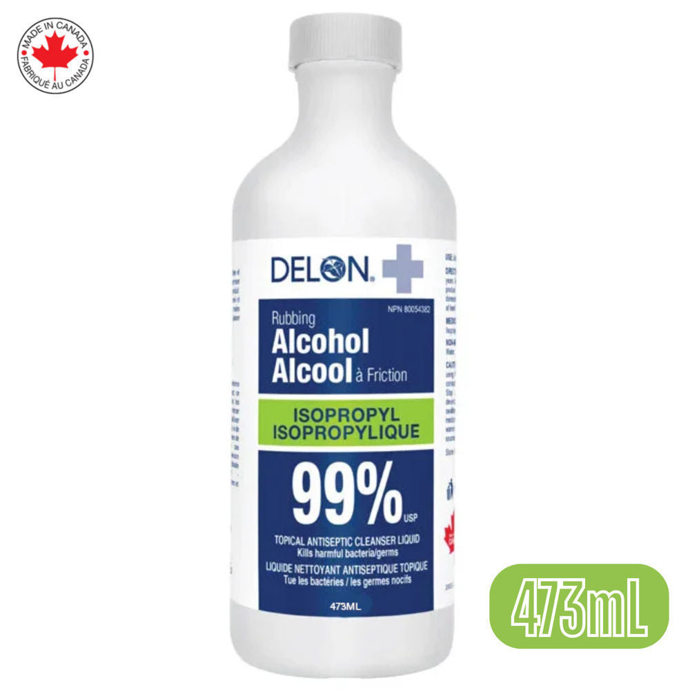 Delon 99% Rubbing Alcohol 473 mL [Exp: 04/2029]