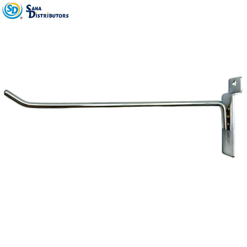 Metal Slatwall Hook 8"