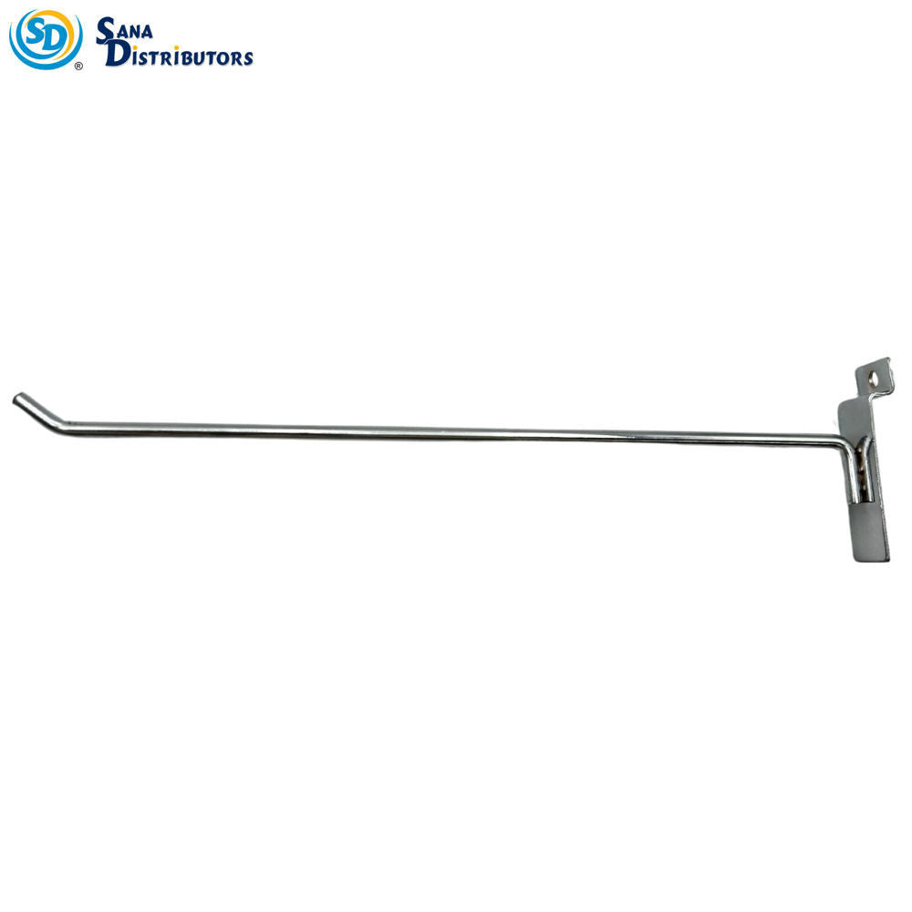 Metal Slatwall Hook 12"