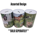 Medium Tin Coin Bank - Animals [5.91" x 3.94"] 1pc