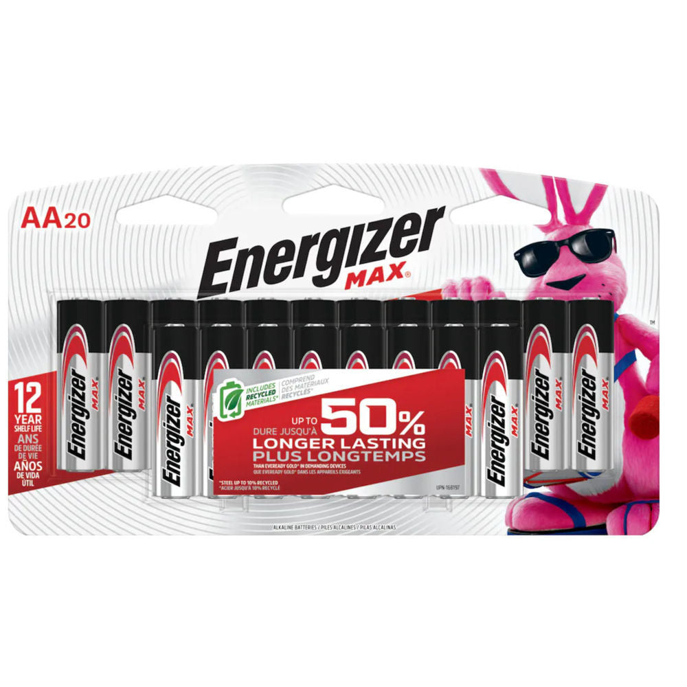 Energizer Max aa-20 [Exp: 2041]