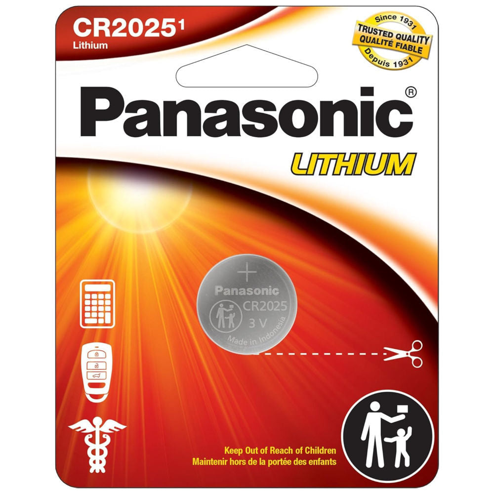 Panasonic Lithium cr2025-1pc [Exp: 2031]
