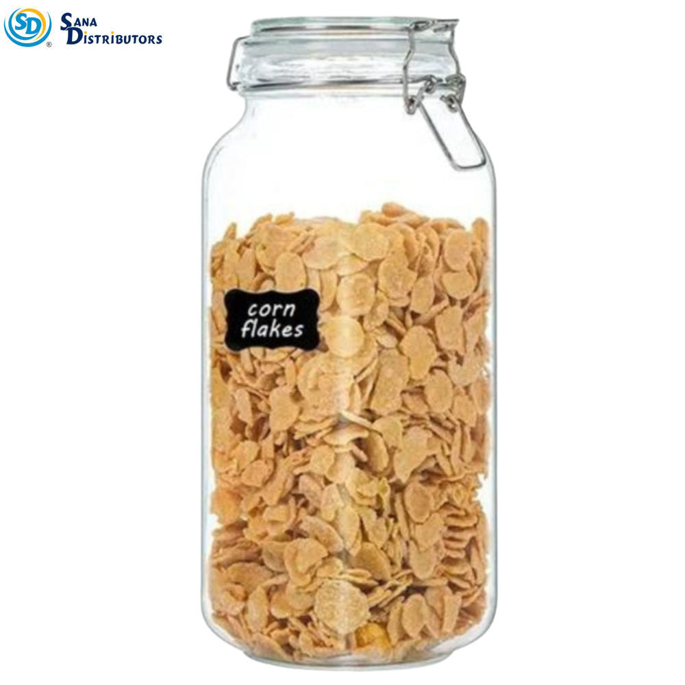 Glass Storage Jar 10"x4"