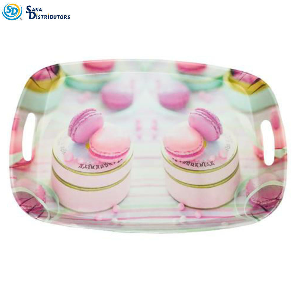 Sweet Melamine Rectangular Tray [18" x 11"] - Assorted Designs