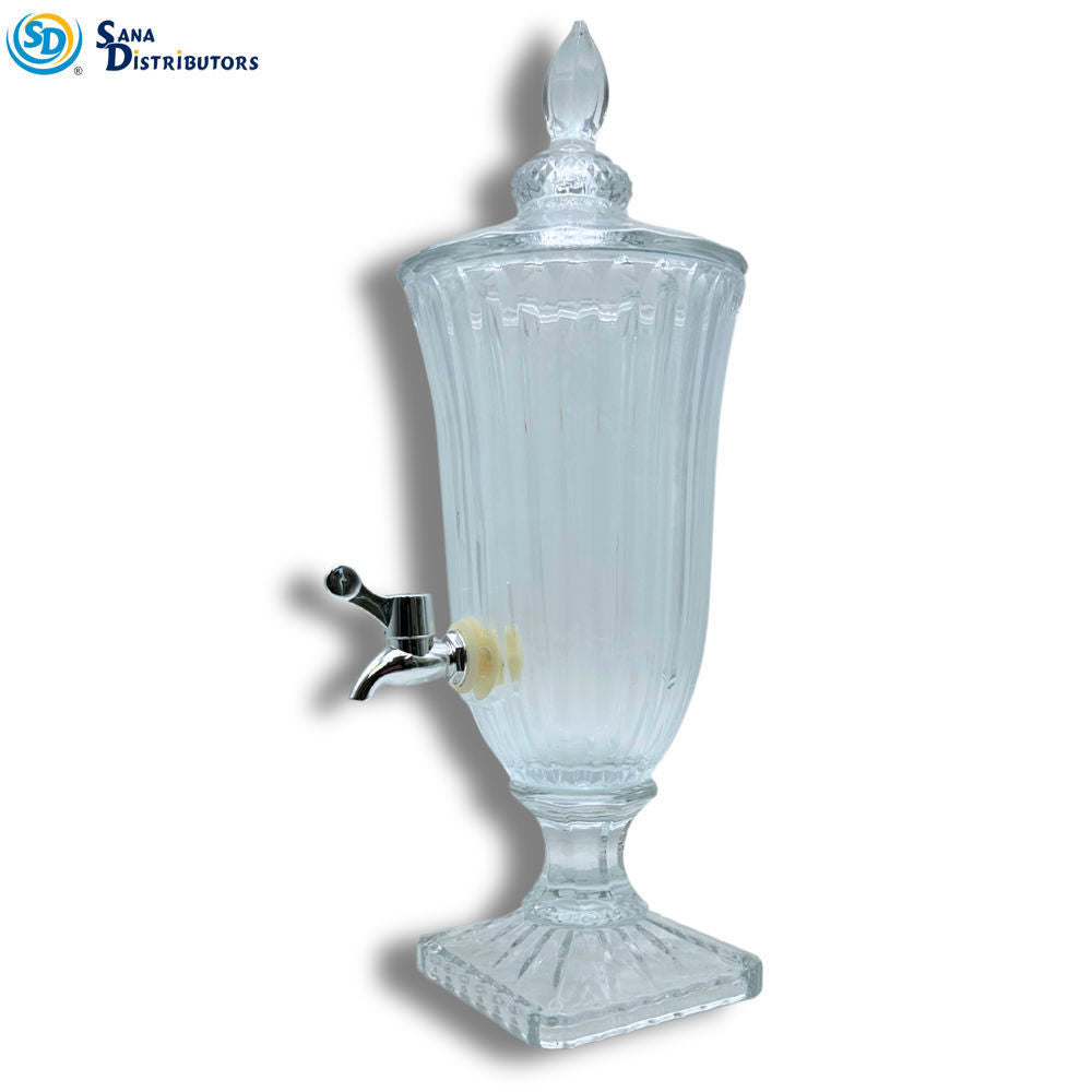 Elegant Glass Water Tanker [18" x 5"] 1.8 L