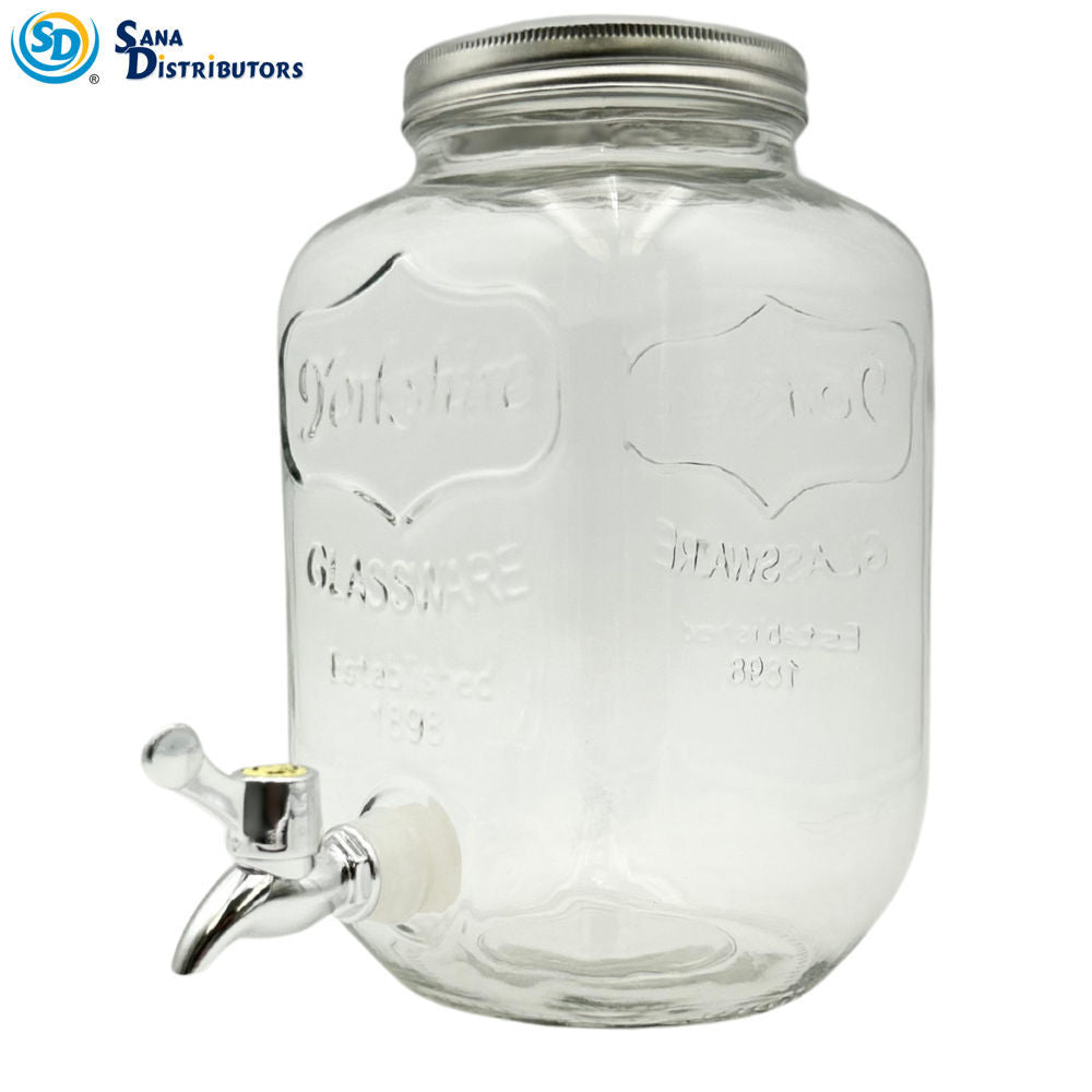Sd Glass Beverage Jar 4 L