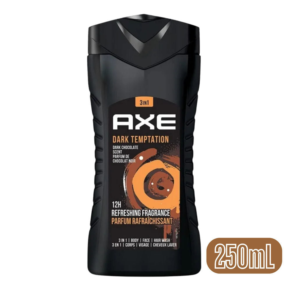 Axe Body Wash 3in1 Dark Temptation - 250 mL