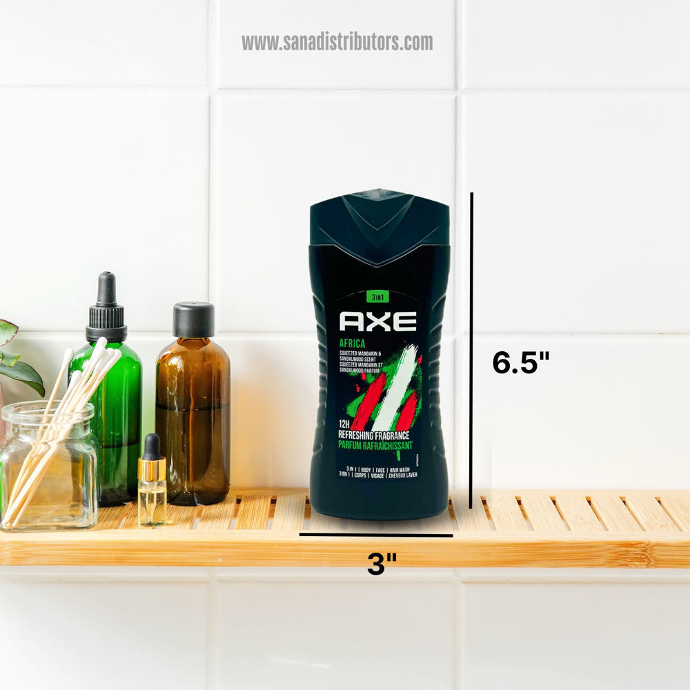 Axe Body Wash 3in1 Africa - 250 mL