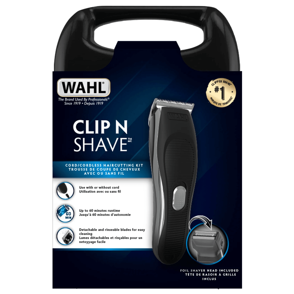 Wahl Clip 'N Shave Cord/cordless Haircutting Kit 15pcs #3329