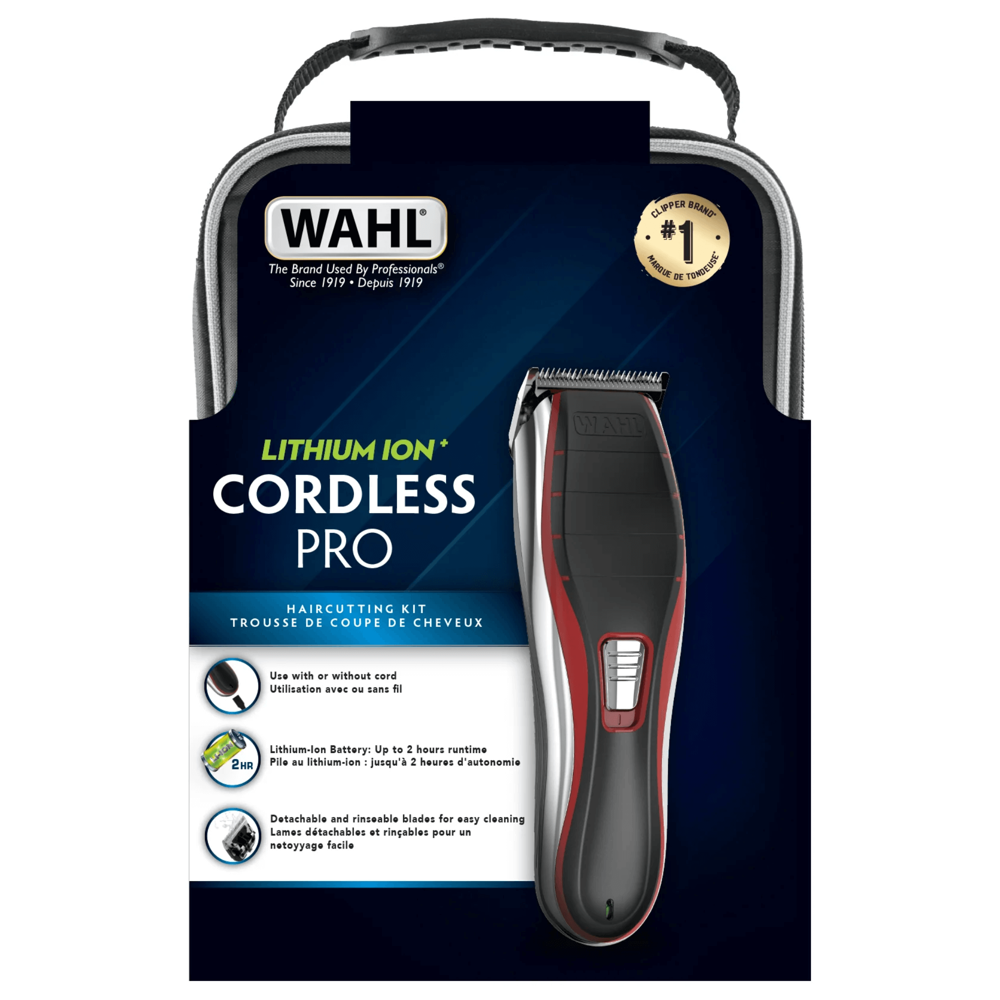 Wahl Lithium Ion Cordless Pro Haircut Kit 20pcs #3325