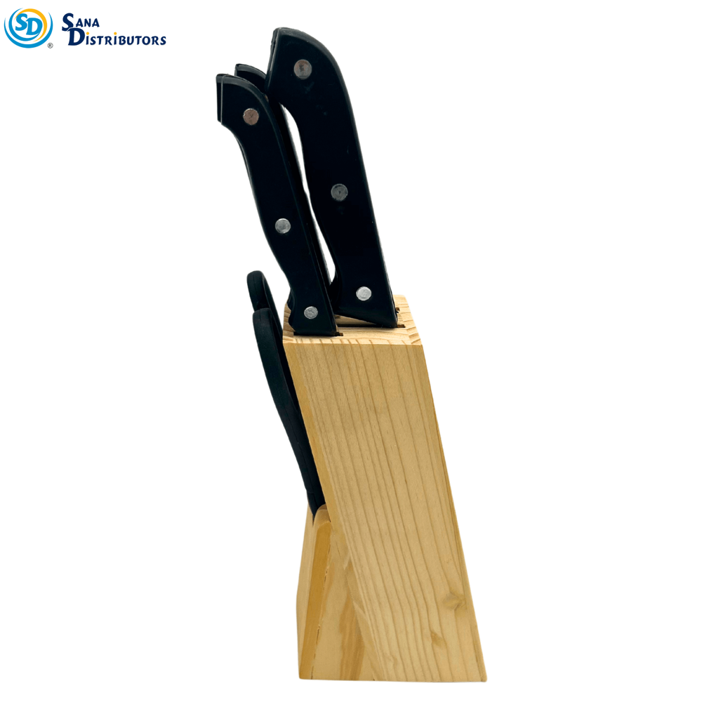 Kitchen Knife 7pcs Set [4" x 2.5" x 12"]