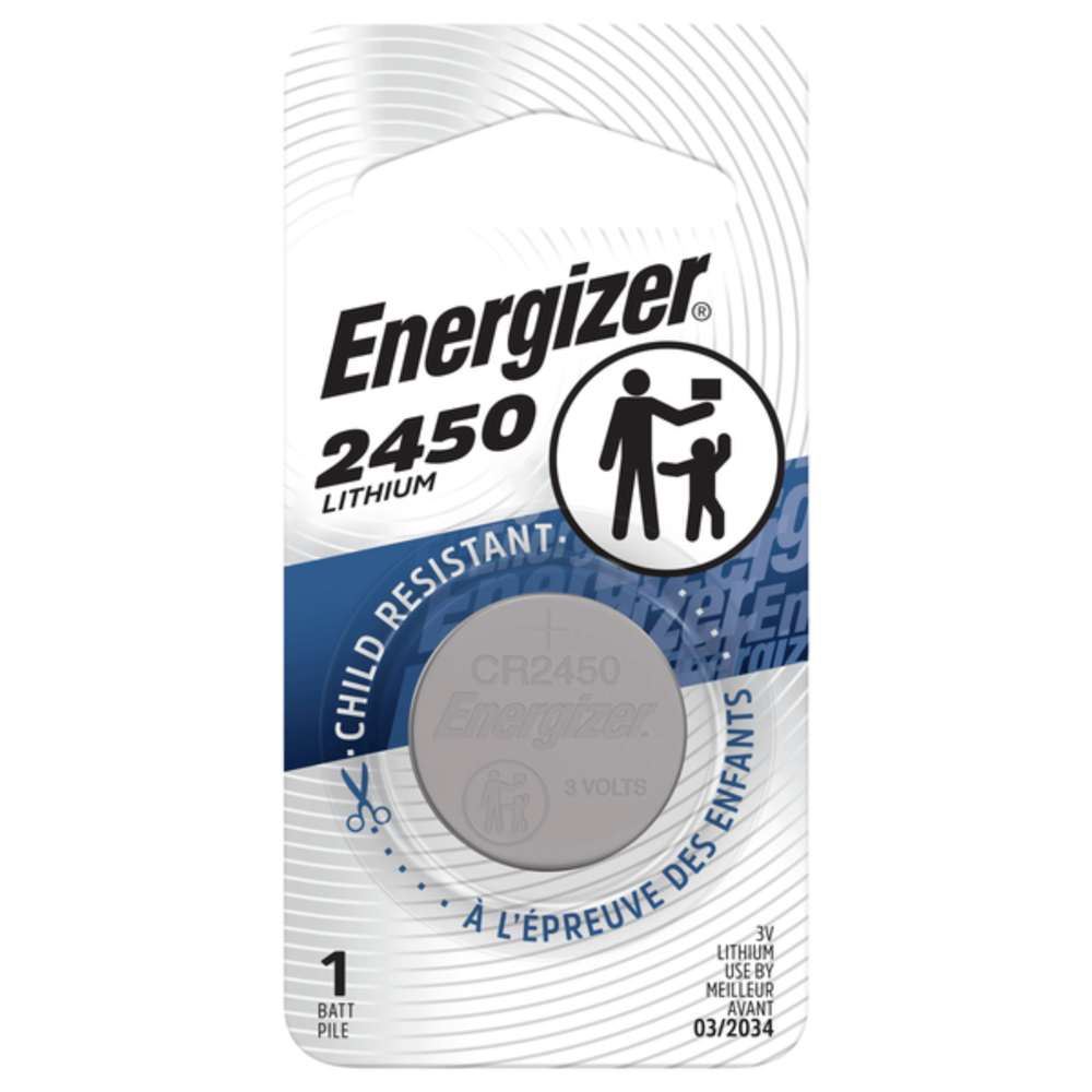 Energizer Lithium cr2450-1 ($11.94 for Case of 6) [Exp: 2034]