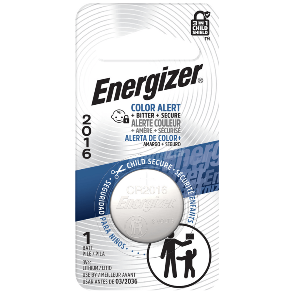 Energizer Lithium cr2016-1 ($8.94 for Case of 6) [Exp: 2036]