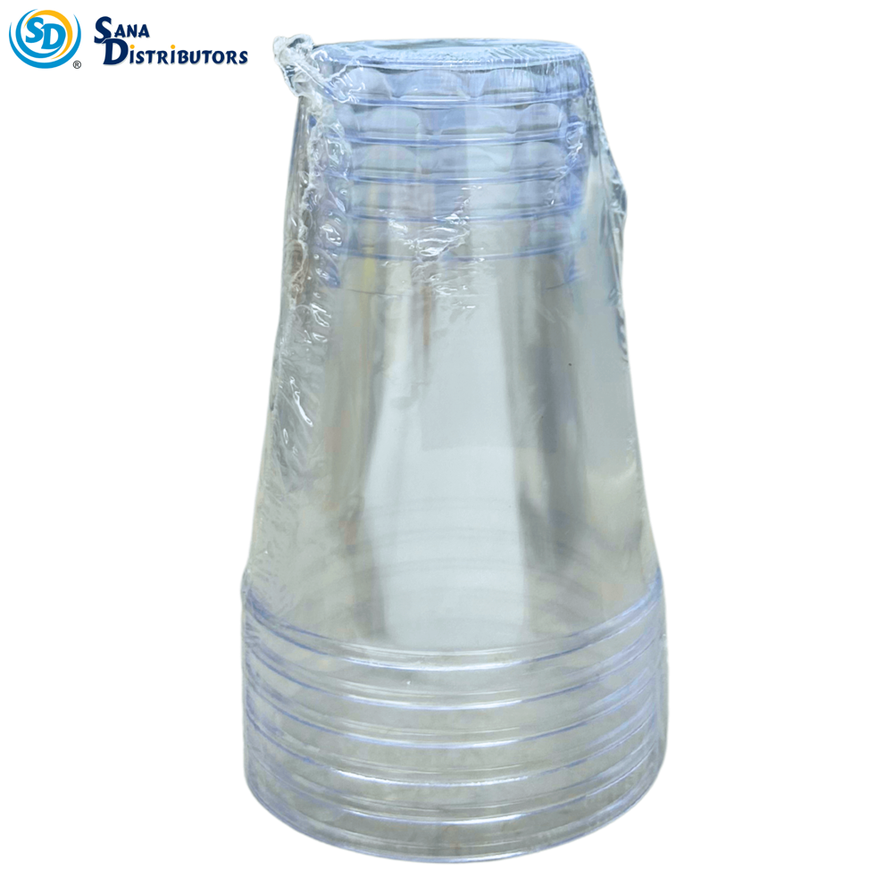 Clear Cup 7 Oz 6 Pcs