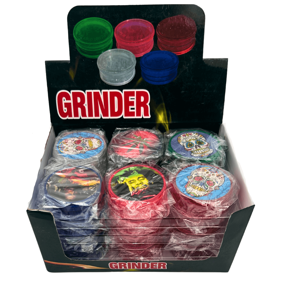 Herb Grinder 2.25”x2.25”x1” ($23.76 for 24pc Display)