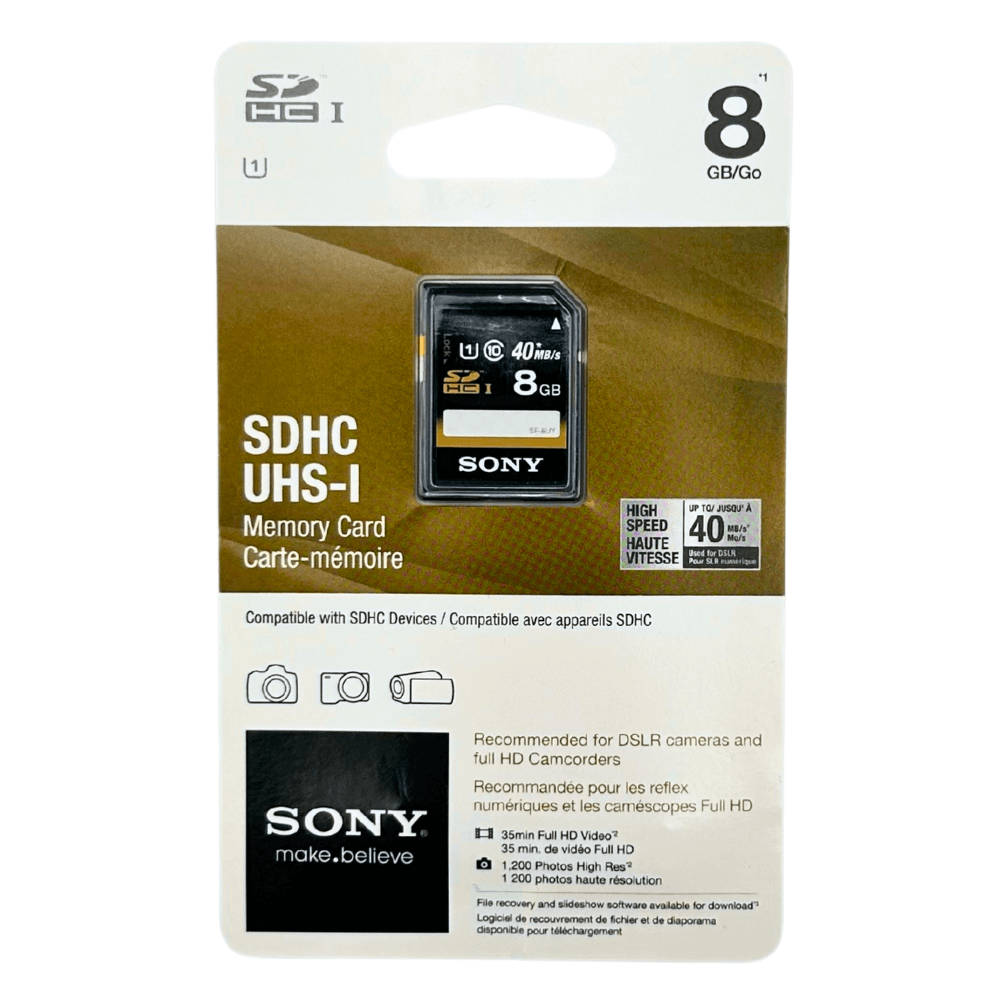 Sony Sd Card Uhs-i 8gb sf-8uy/tq1