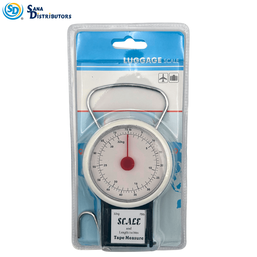 Luggage Scale 32kg/75 Lbs with 1m Tape Measure