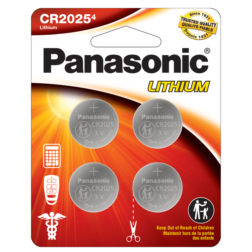 Panasonic cr-2025 4pcs [Exp: 2031]