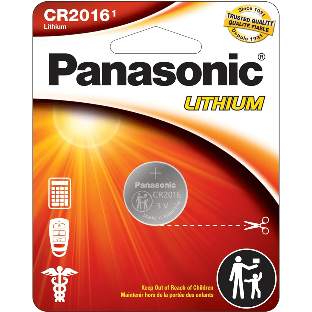 Panasonic Lithium cr2016 1pc [Exp: 2029]