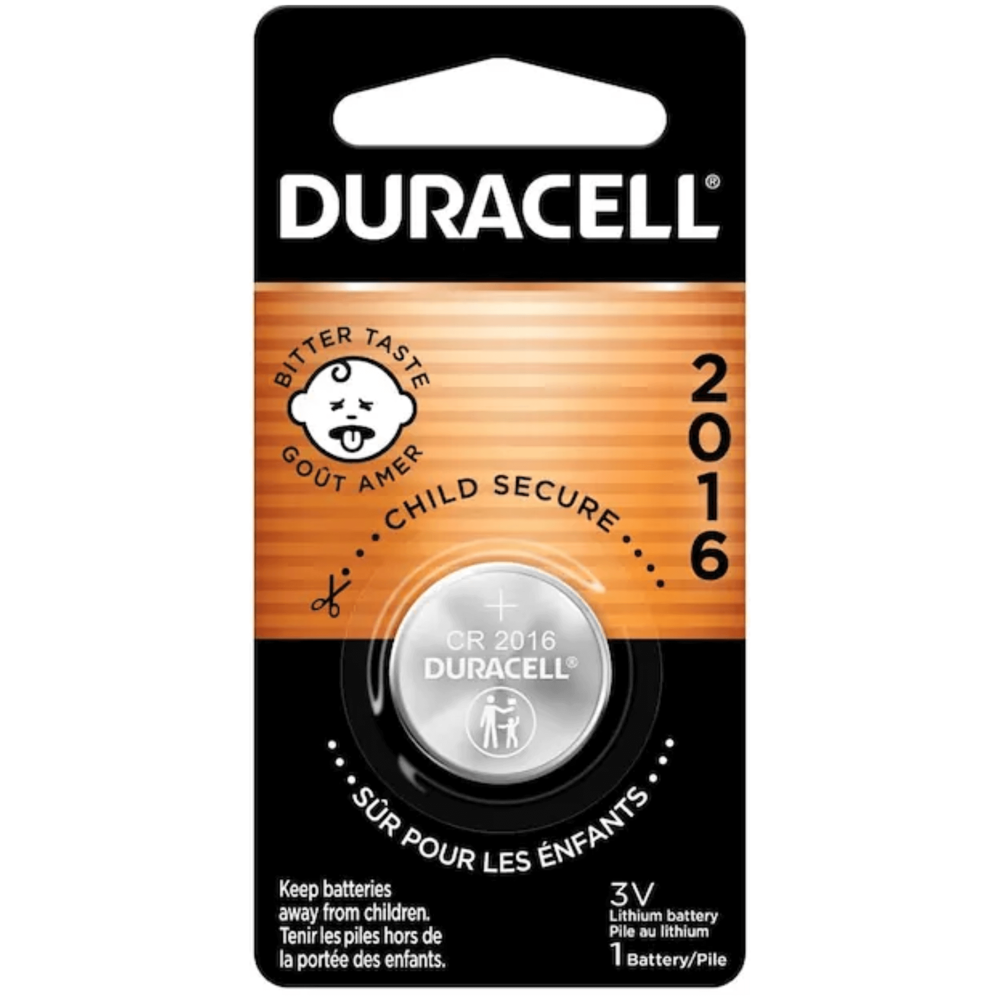 Duracell cr2016 Lithium 3v [Exp: 2032] ($11.94 for Case of 6)