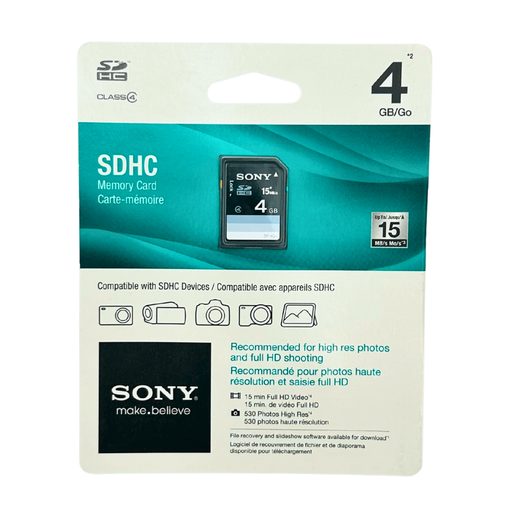 Sony Sd Card 4gb sf-4n4/tq1