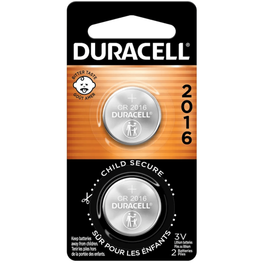 Duracell Lithium cr2016 3v 2pcs [Exp: 2034]
