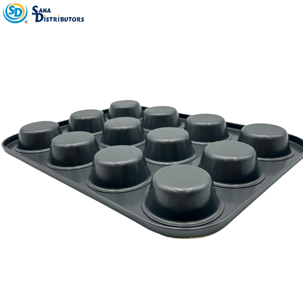 Sd Muffin Tray 12 Cups Non-stick 14" x 10"