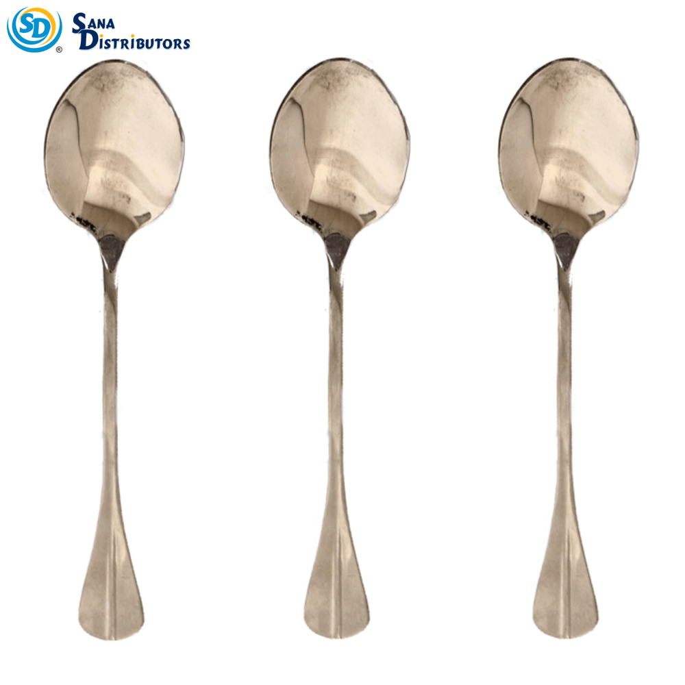 Stainless Steel Spoon 3pcs 6"
