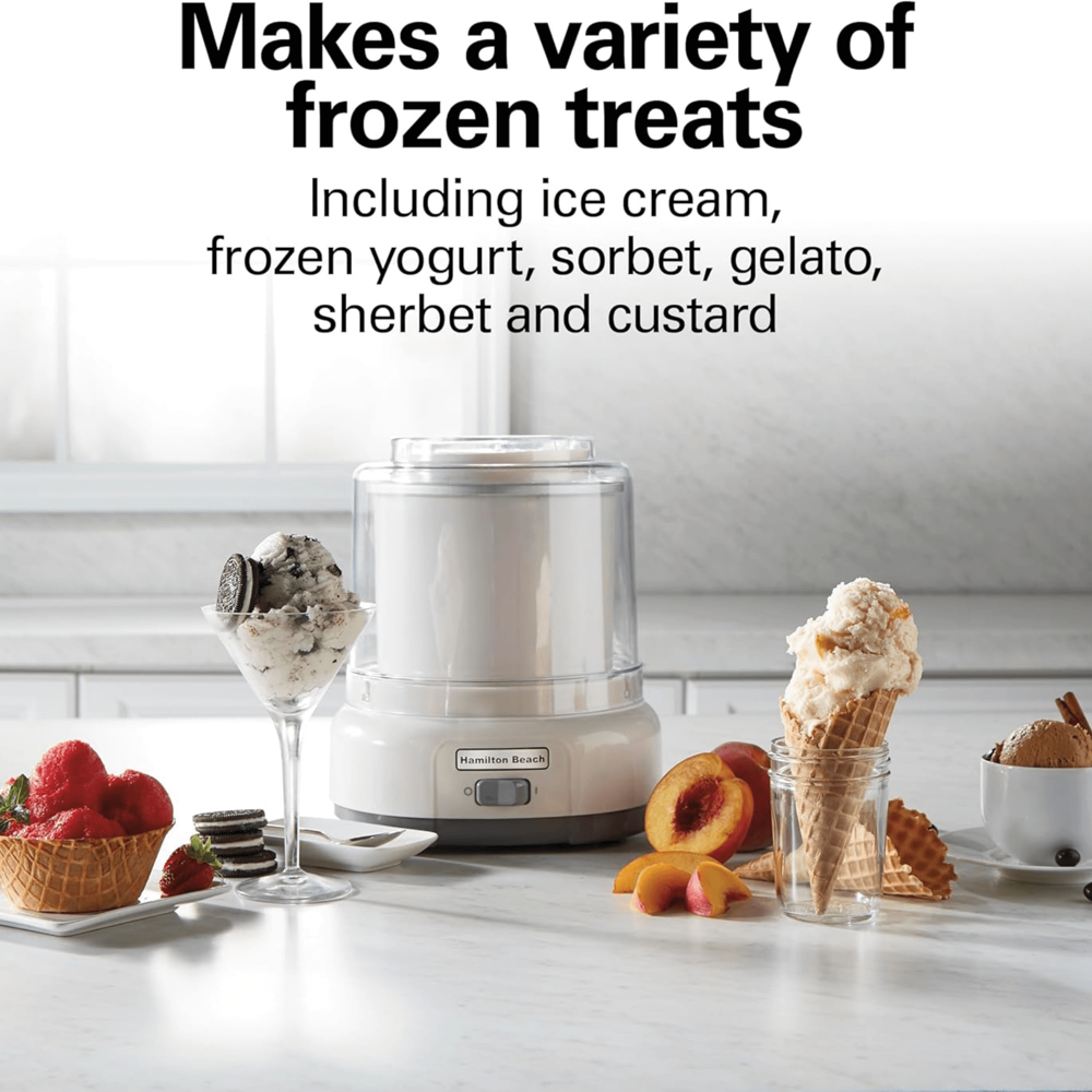 Hamilton Beach Ice Cream Maker 1.5 Litres #68880c (Refurbished)