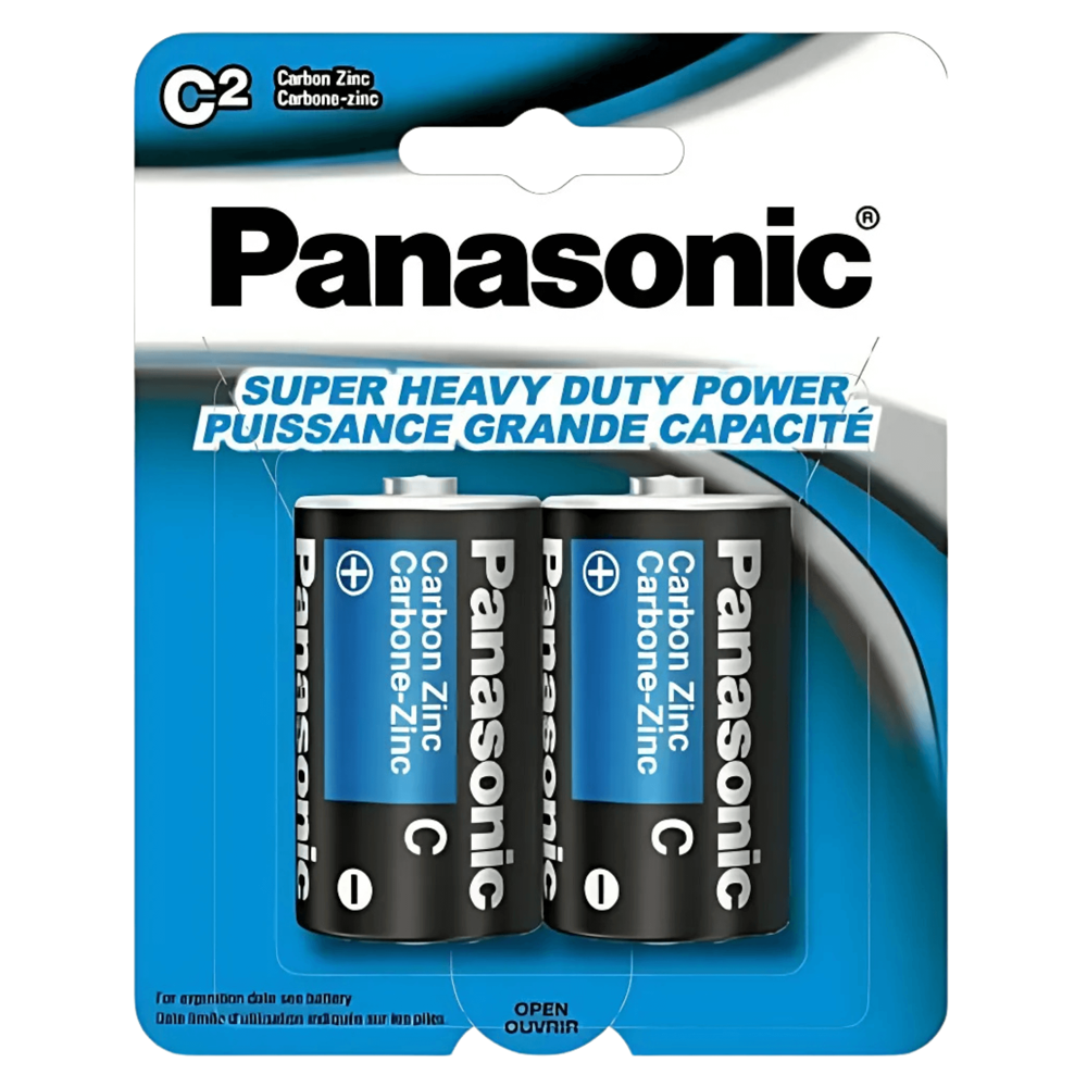 Panasonic c-2 Carbone-zinc ($11.88 for Case of 12) [Exp: 2034]