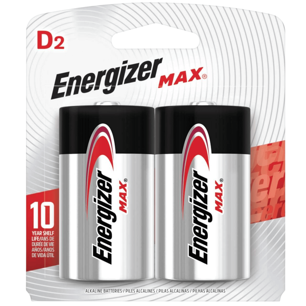 Energizer Max d-2 ($47.88 for Case of 12) [Exp: 2036]