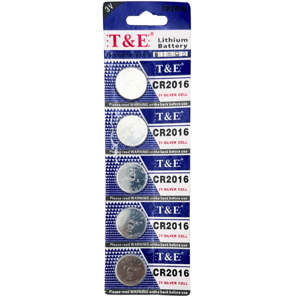 Lithium Battery cr2016 5pcs [Exp: 2028]